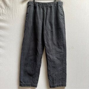 Aritzia Babaton Jimmy Pant Plaid Cotton Elastic Waist Trousers L